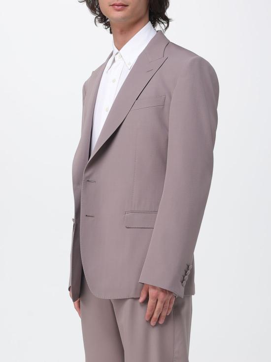 26SS 돌체앤가바나 싱글 브레스티드 울 포플린 자켓 G2NW0THU2BN M0955 Brown - DOLCE & GABBANA