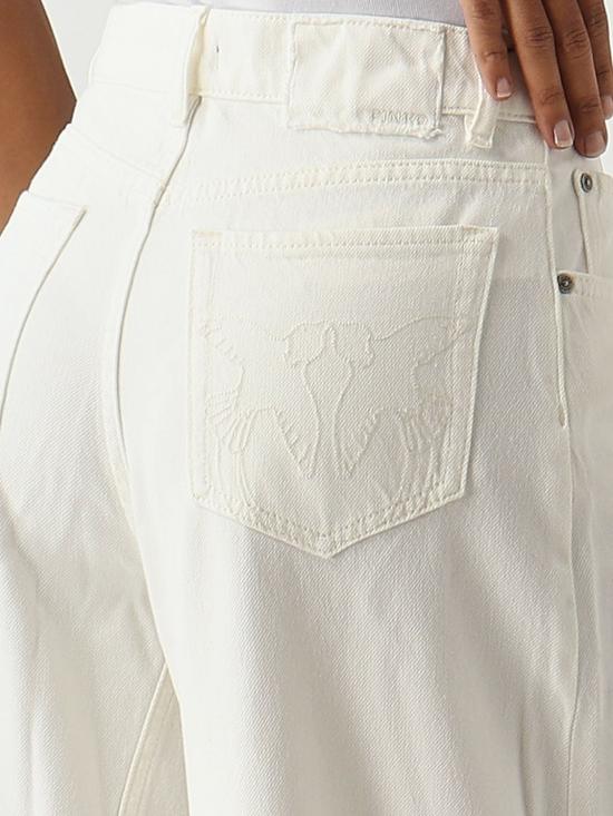 26SS 핑코 데님 팬츠 106228A32P Z05 White - PINKO