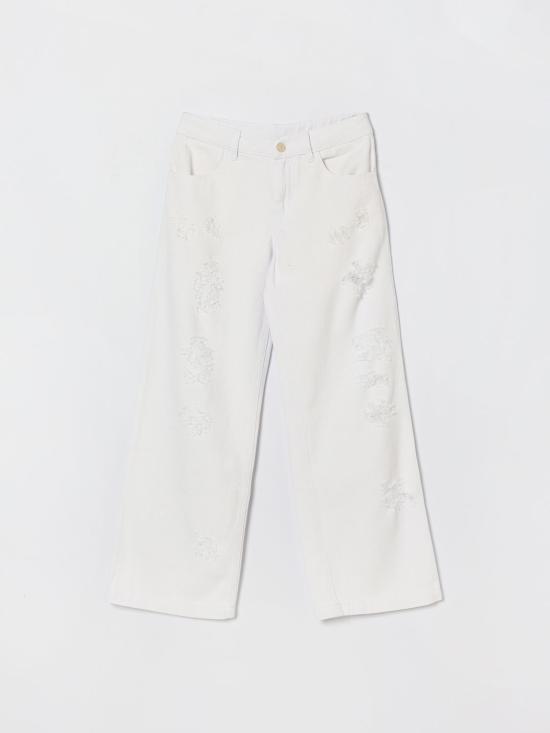 26SS [키즈] 미스블루마린 스트레이트 팬츠 BFPA0390CF050 B000 White