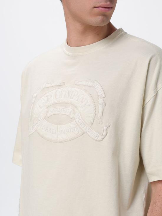 26SS 씨피 컴퍼니 반팔 티셔츠 20CMTS220A005697O 114 Ice - C.P. COMPANY