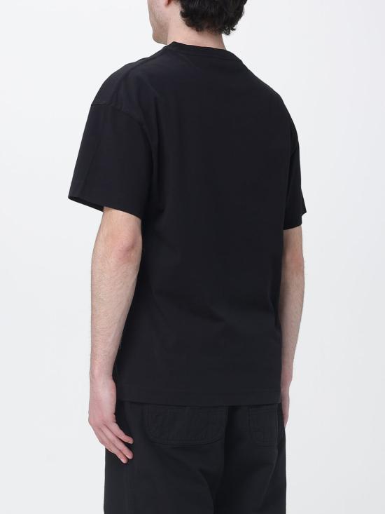 26SS 팜앤젤스 반팔 티셔츠 PMAA109S26JER008 1003 Black - PALM ANGELS