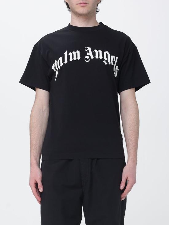 26SS 팜앤젤스 반팔 티셔츠 PMAA109S26JER00G 1003 Black