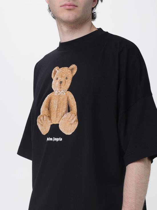 26SS 팜앤젤스 반팔 티셔츠 PMAA10BS26JER004 1060 Black - PALM ANGELS