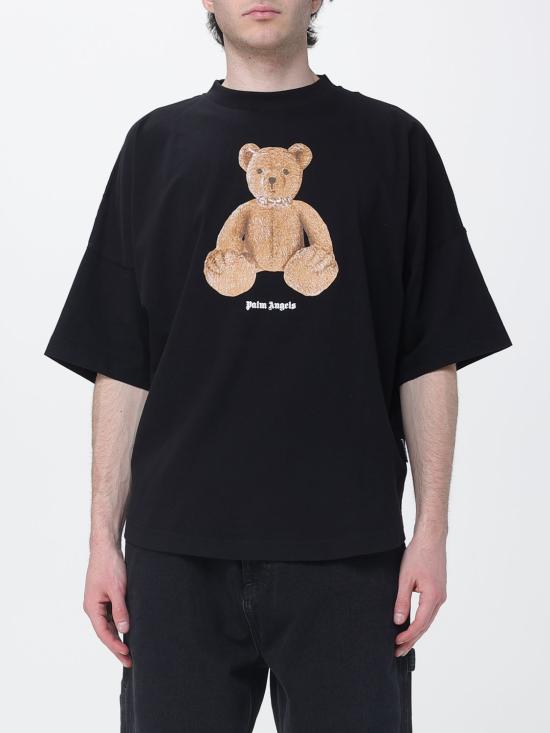 26SS 팜앤젤스 반팔 티셔츠 PMAA10BS26JER004 1060 Black