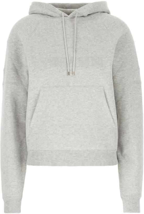  생로랑 후드 티셔츠 728319Y37G1403 GREY