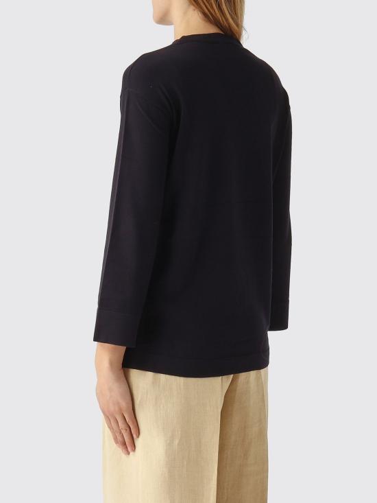 26SS 막스마라 반팔 티셔츠 2616361077600 004 Navy - MAX MARA