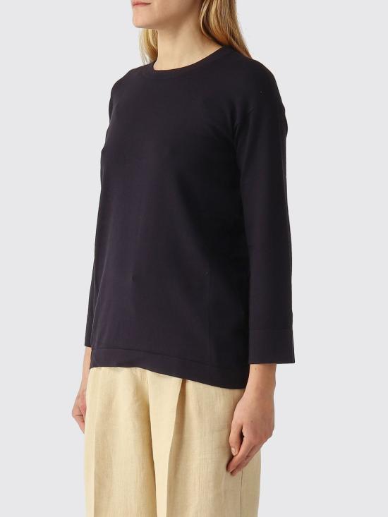 26SS 막스마라 반팔 티셔츠 2616361077600 004 Navy - MAX MARA