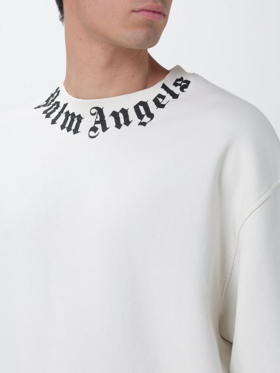 26SS 팜앤젤스 긴팔 티셔츠 PMBA08JS26FLE004 0310 White - PALM ANGELS