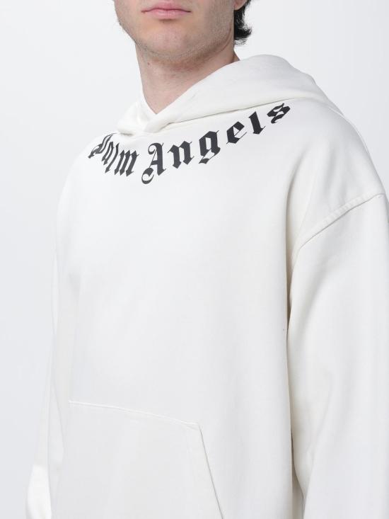 26SS 팜앤젤스 후드 티셔츠 PMBB17DS26FLE007 0310 White - PALM ANGELS