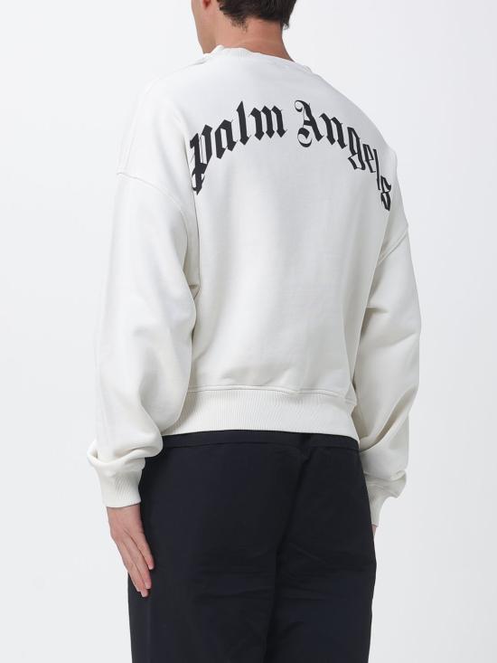 26SS 팜앤젤스 긴팔 티셔츠 PMBA08HS26FLE004 0310 White - PALM ANGELS