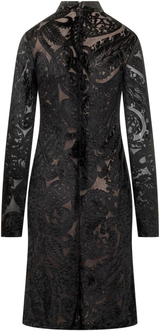 25FW 에트로 미디 원피스 WRHA023799JMD03N0000 BLACK - ETRO