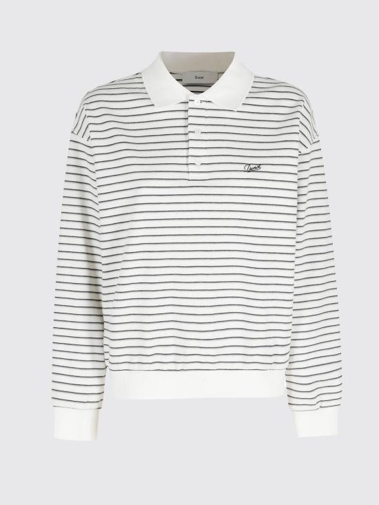 26SS 던스트 폴로 티셔츠 UDTS6A120 IVORY STRIPE Ivory - DUNST