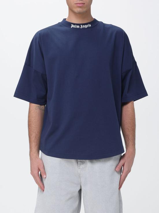 26SS 팜앤젤스 반팔 티셔츠 PMAA10BS26JER001 4603 Blue