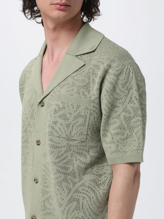 26SS 드롤드무슈 반팔 셔츠 KCA174CO293 Kaki - DROLE DE MONSIEUR