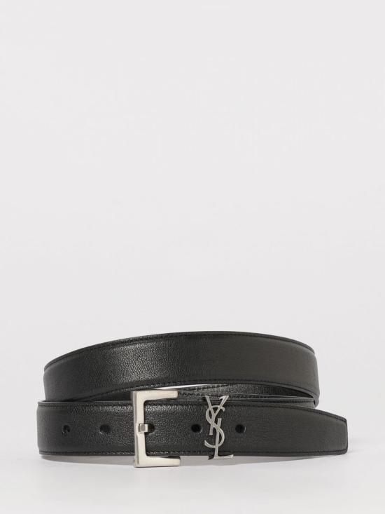 26SS 생로랑 모노그램 벨트 634440BRM0E 1000 Black
