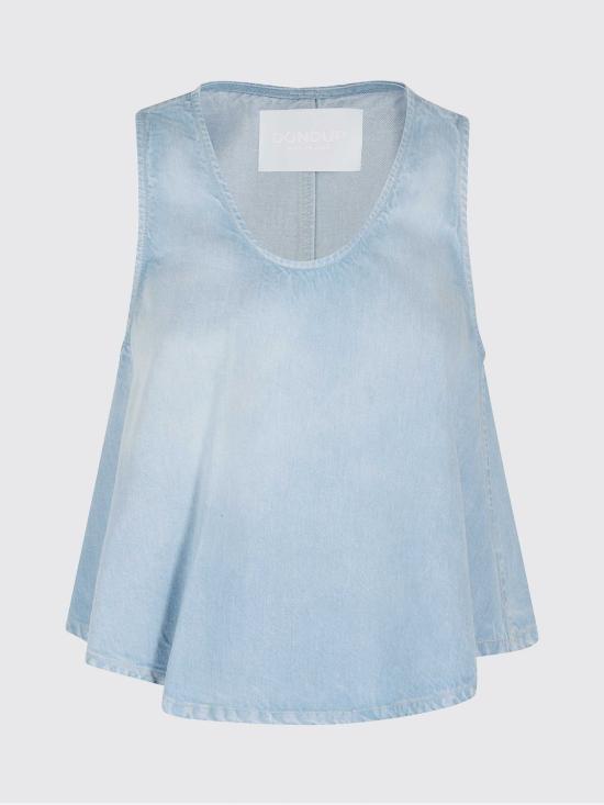 26SS 돈답 민소매 티셔츠 DC454DF0266DMC6 800 Blue - DONDUP