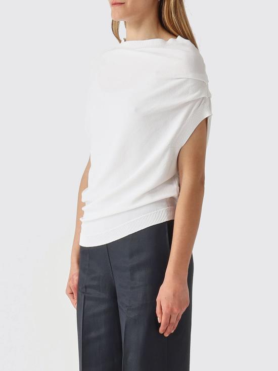 26SS 리비아나 콘티 탑 L6SA09 A01 White - LIVIANA CONTI