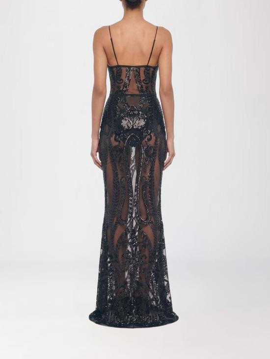 26SS 노마카말리 롱 원피스 ST4253ENS88001 Black - NORMA KAMALI