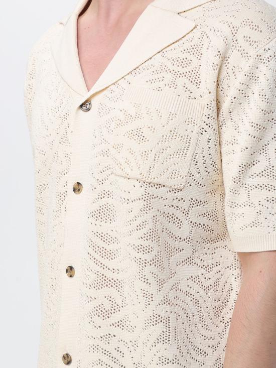 26SS 드롤드무슈 반팔 셔츠 KCA174CO293 OW Beige - DROLE DE MONSIEUR