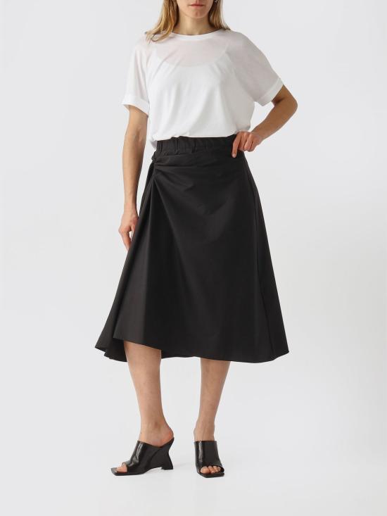 26SS 메이메이즈 미디 스커트 M6EB07 100 Black - MEIMEIJ