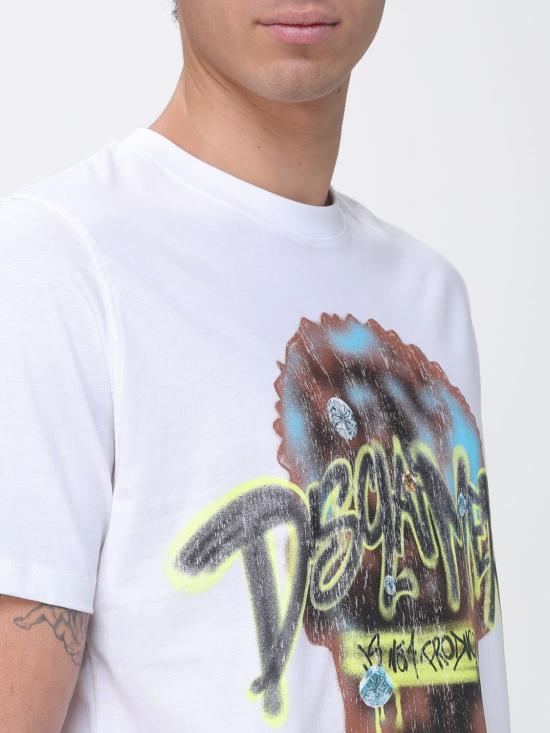 26SS 디스클레이머 반팔 티셔츠 26EDS55465 BIA White - DISCLAIMER