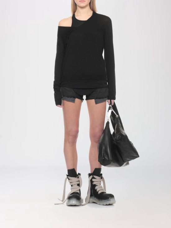 26SS 릭 오웬스 민소매 티셔츠 RP01F6101MR 09 Black - RICK OWENS