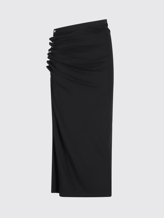 26SS 파코라반 롱 스커트 24AJJU515VI0386 P001 Black - PACO RABANNE