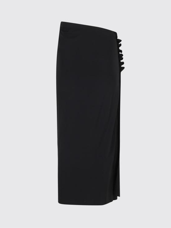 26SS 파코라반 롱 스커트 24AJJU515VI0386 P001 Black - PACO RABANNE