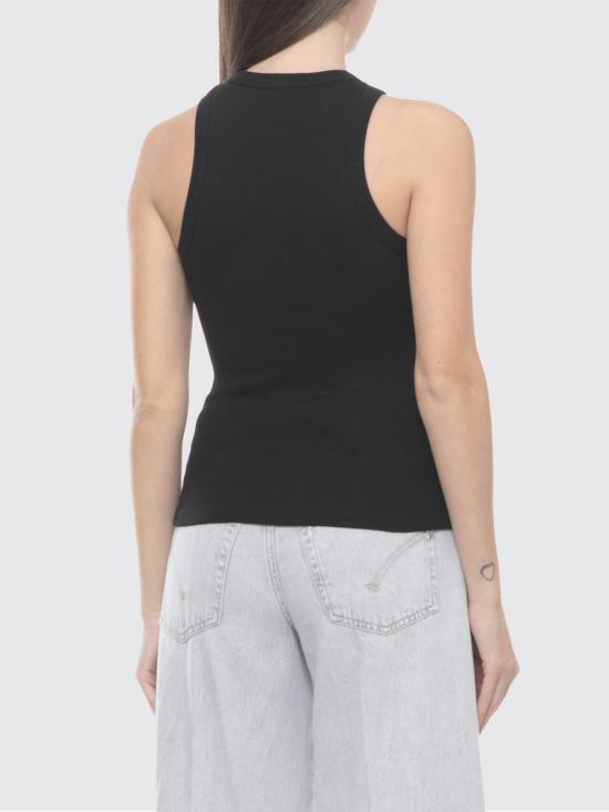 26SS 돈답 민소매 티셔츠 DS071JS0314DXXX 999 Black - DONDUP