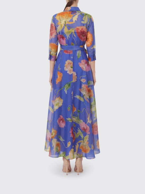 26SS 캐롤리나 헤레라 롱 원피스 R2611N721PRG 475 Blue - CAROLINA HERRERA