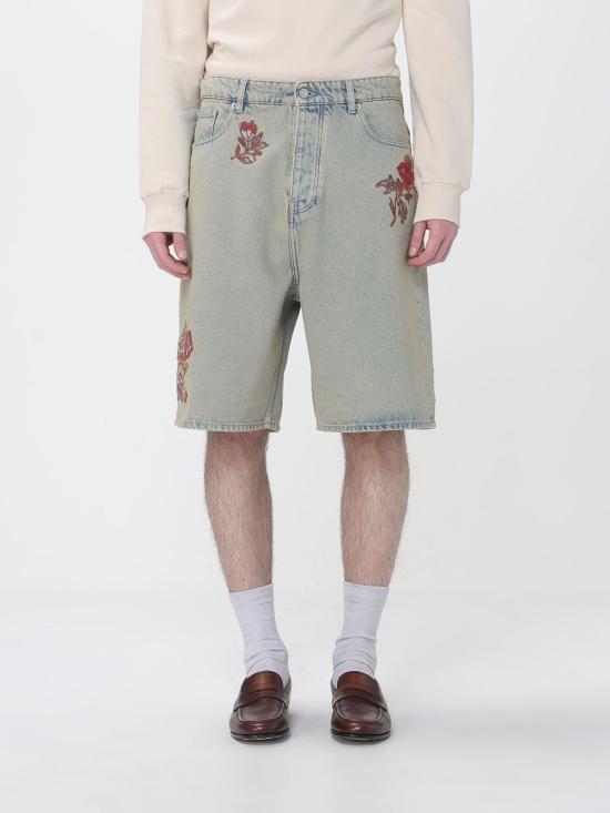 26SS 드롤드무슈 데님 숏팬츠 KBS147CO123 DUS Beige