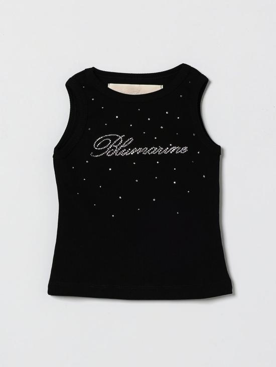 26SS [키즈] 미스블루마린 티셔츠 BFTS0260CS029 N000 Black