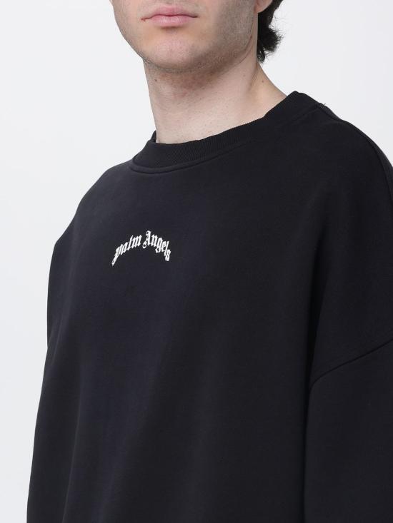 26SS 팜앤젤스 긴팔 티셔츠 PMBA08JS26FLE004 1003 Black - PALM ANGELS