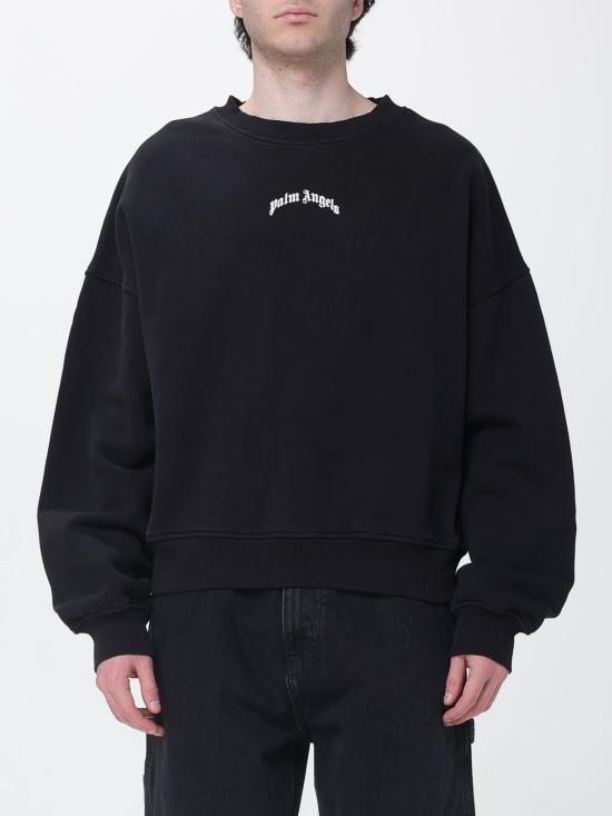 26SS 팜앤젤스 긴팔 티셔츠 PMBA08JS26FLE004 1003 Black