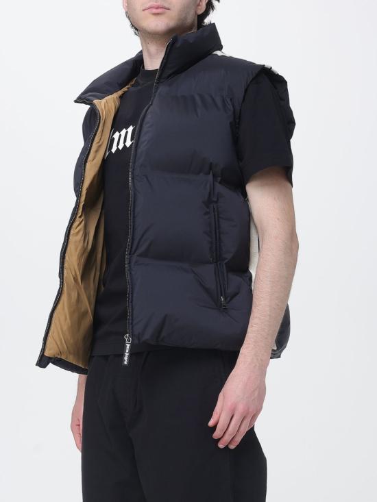 26SS 팜앤젤스 패딩 조끼 PMED058S26FAB001 100A Black - PALM ANGELS