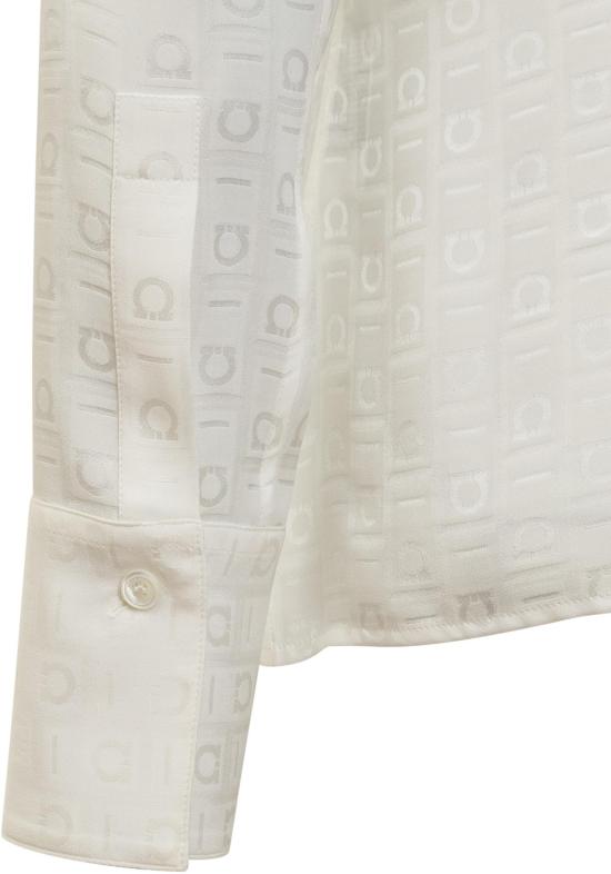  살바토레 페라가모 블라우스 13C797776455 WHITE - SALVATORE FERRAGAMO