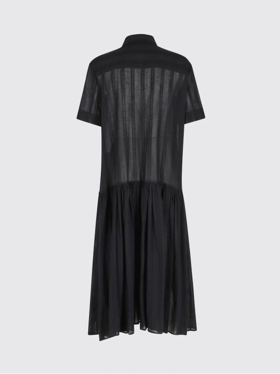 26SS 세미쿠튀르 롱 원피스 Y6SL03 Y69 Black - SEMI-COUTURE