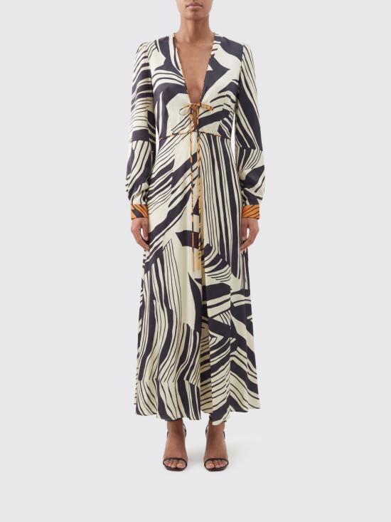 26SS 라쿠엘 디니즈 롱 원피스 5L0307700701 001 Multicolor