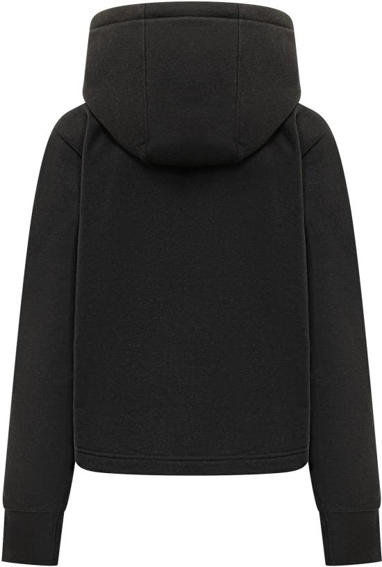 26SS 버버리 체크 트리밍 코튼 지퍼 후디 8121158A1189 BLACK - BURBERRY