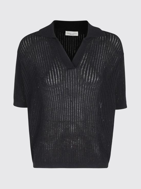 26SS 로베르토 콜리나 폴로 티셔츠 261FXA20024 NERO Black - ROBERTO COLLINA
