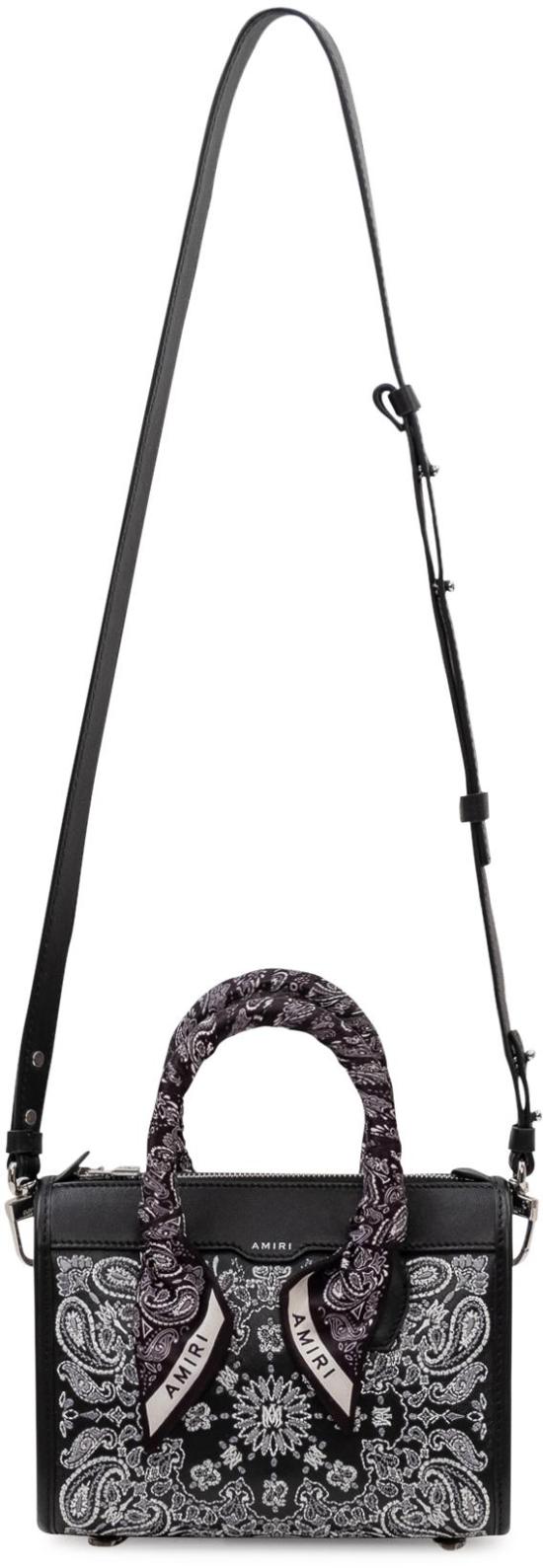 26FW 아미리 마이크로 반다나 토트백 AWBGTH1012001 BLACK - AMIRI