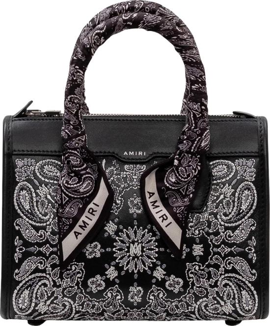26FW 아미리 마이크로 반다나 토트백 AWBGTH1012001 BLACK