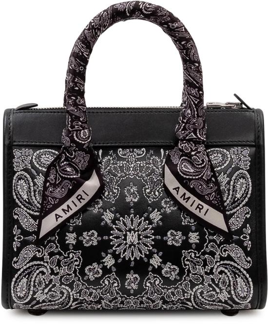 26FW 아미리 마이크로 반다나 토트백 AWBGTH1012001 BLACK - AMIRI