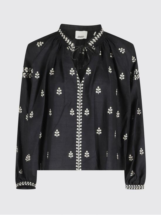 26SS 이자벨마랑 탑 HT0826FAD1J12I 01BK Black - ISABEL MARANT