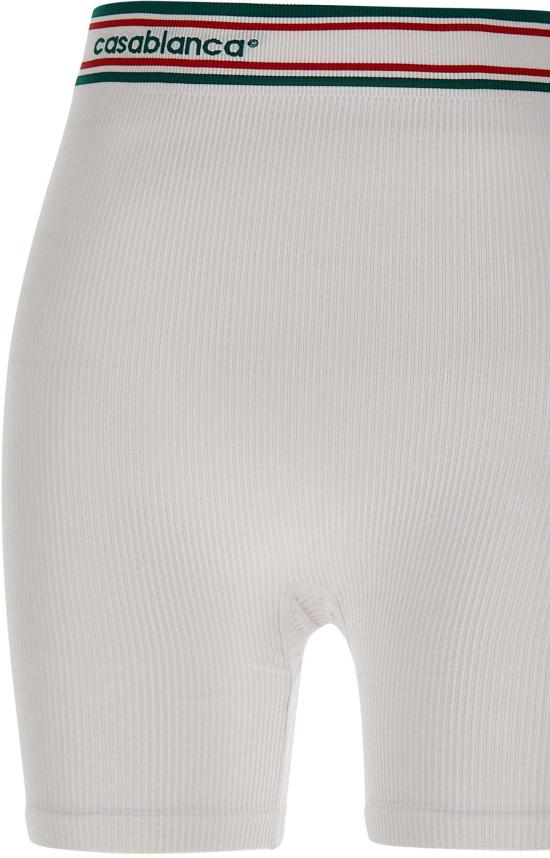 26SS 카사블랑카 숏팬츠 WSP26ACT02501 WHITE - CASABLANCA