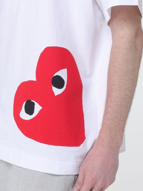 26SS 꼼데가르송 반팔 티셔츠 AXT349051 1 Red - COMME DES GARCONS