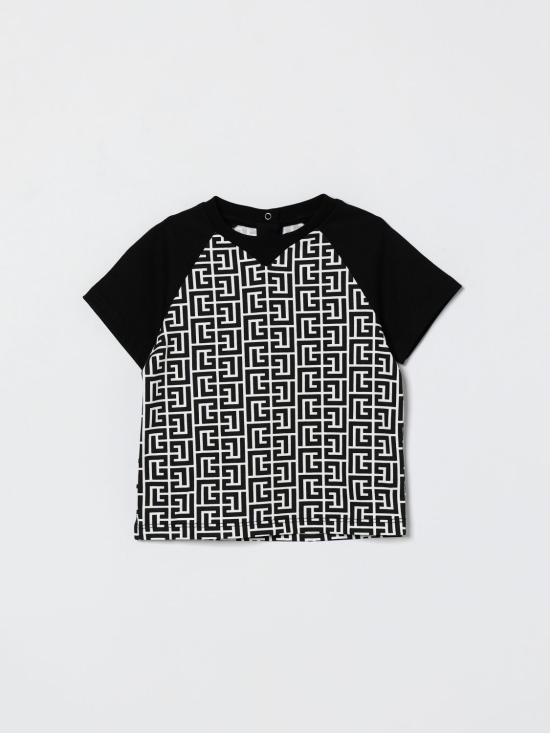 26SS [키즈] 발망 티셔츠 BY8531Z3686 930NE Black