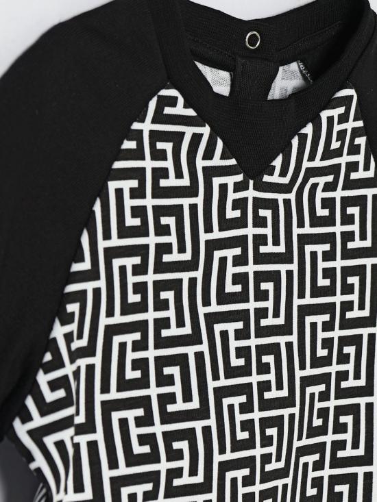 26SS [키즈] 발망 티셔츠 BY8531Z3686 930NE Black - BALMAIN