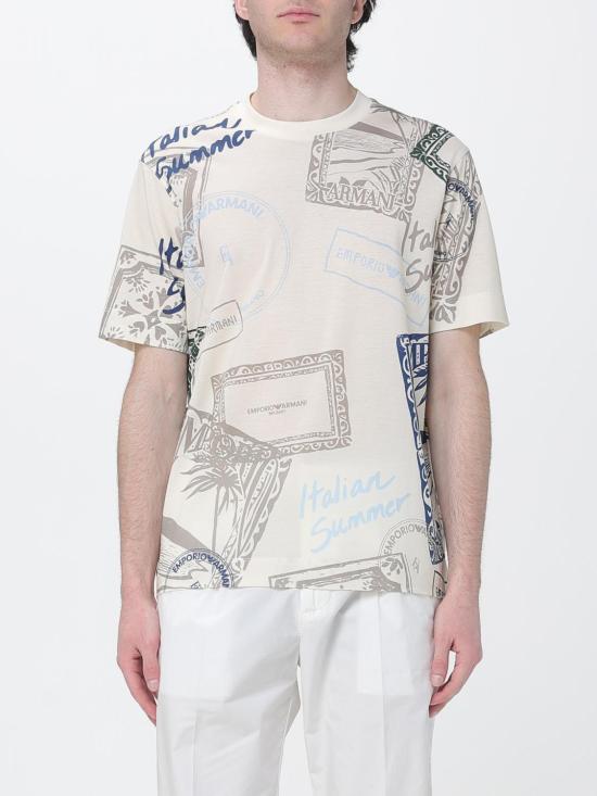 26SS 엠포리오 아르마니 반팔 티셔츠 EM005274AF24857 M0359 Multicolor