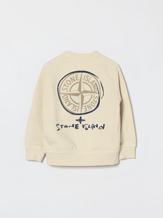 26SS [키즈] 스톤 아일랜드 티셔츠 6100018S0370 V0097 Yellow Cream - STONE ISLAND